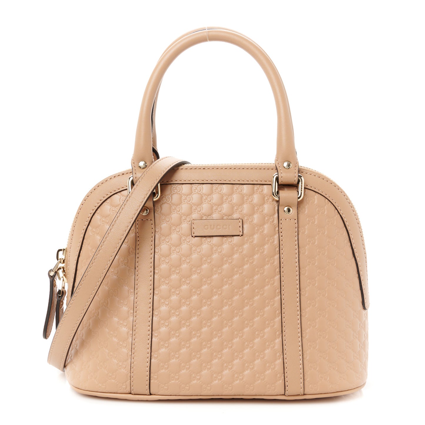 Soft Microguccissima Mini Dome Bag Camelia