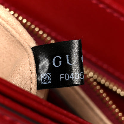 Gucci Azalea Calfskin Horsebit 1955 Shoulder Bag New Cherry Red 8 of 11