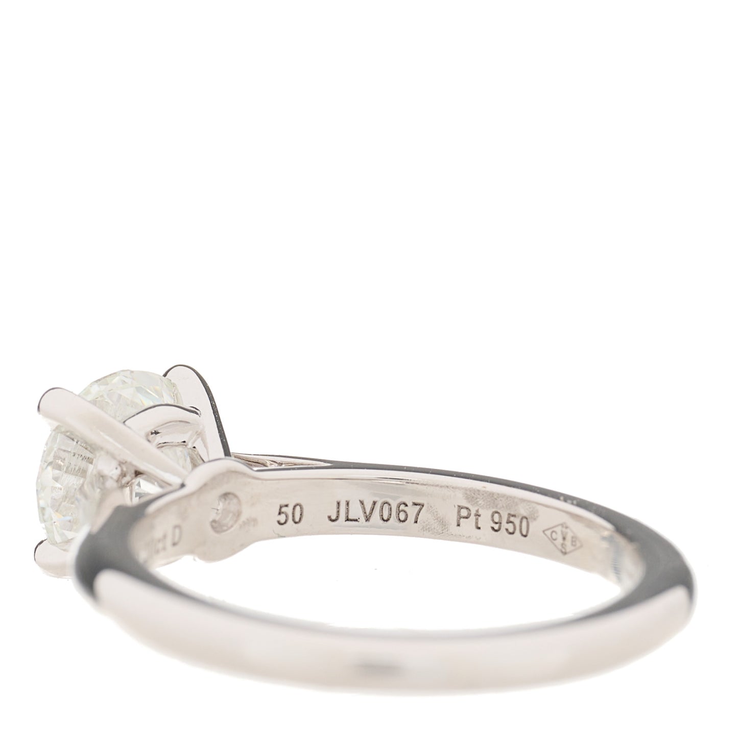 Platinum Diamond 1.20ct 1895 Solitaire Engagement Ring 50 5.25