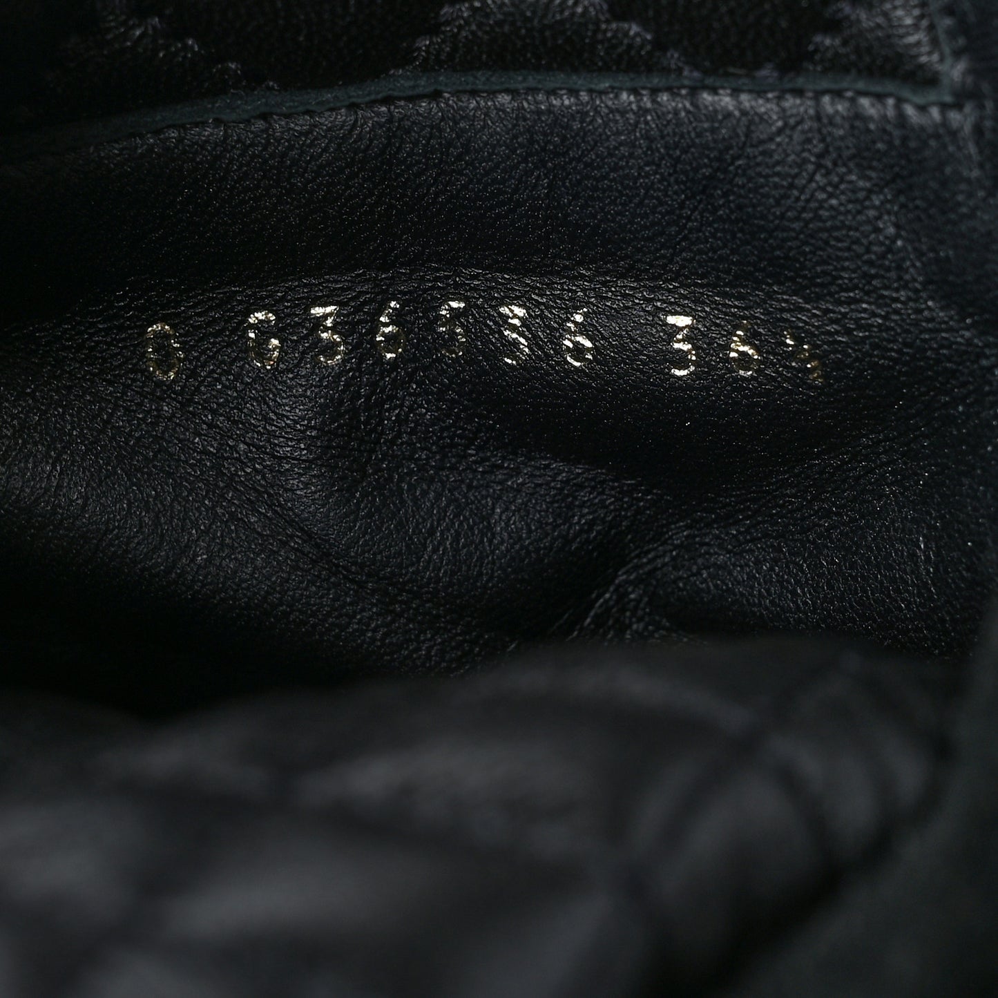 Calfskin Quilted CC Combat Boots 36.5 Black