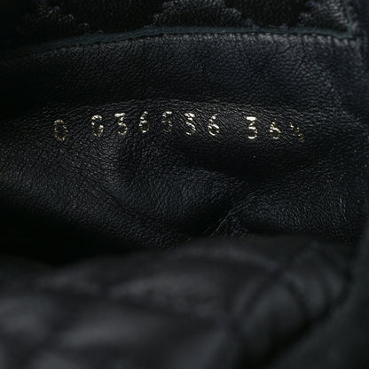 Chanel Calfskin Quilted CC Combat Boots 36.5 Black 8 of 8