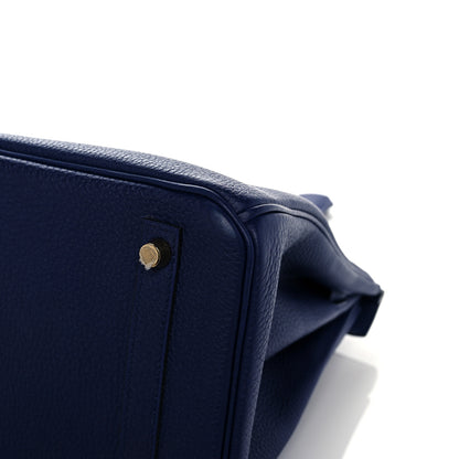 Hermes Togo Birkin 30 Bleu Encre 11 of 20