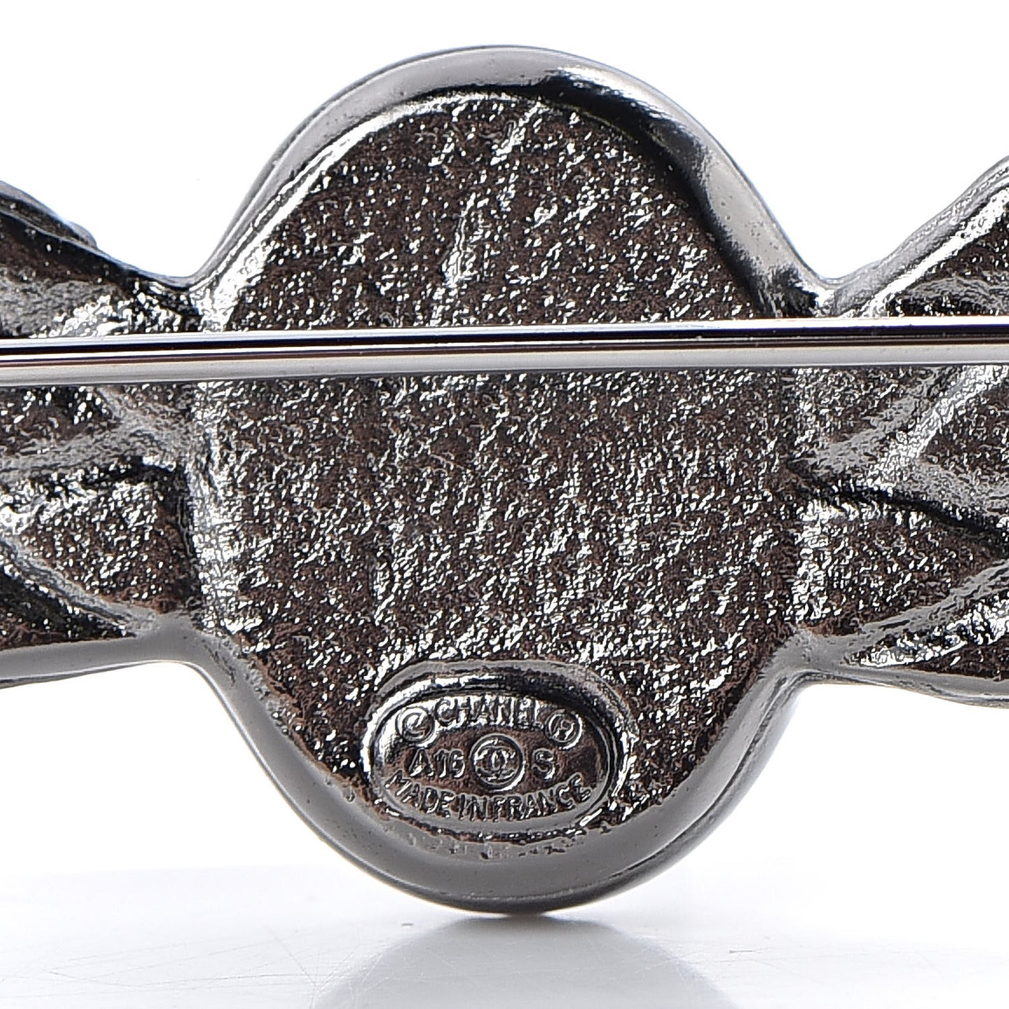Ruthenium Crystal Wings Brooch