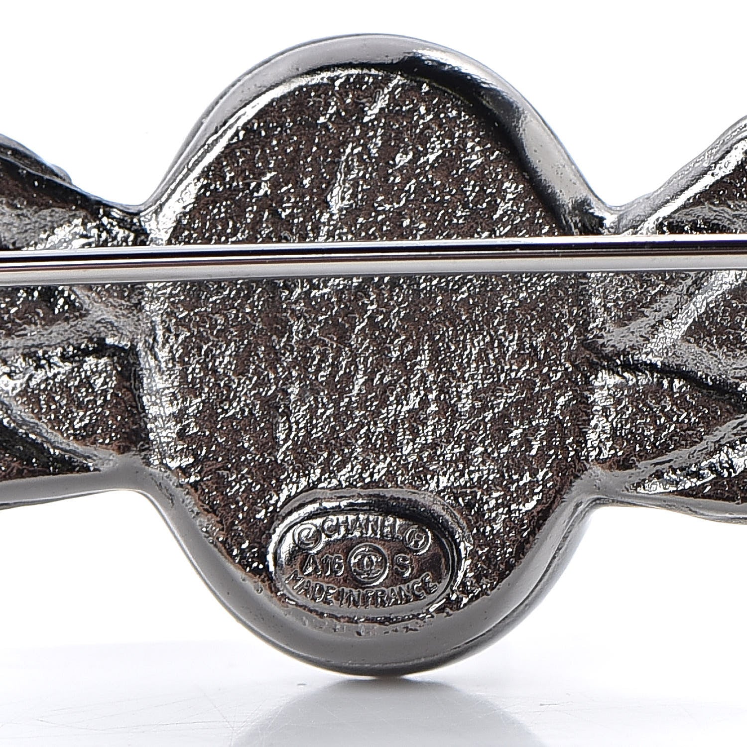 Chanel Ruthenium Crystal Wings Brooch 4 of 5