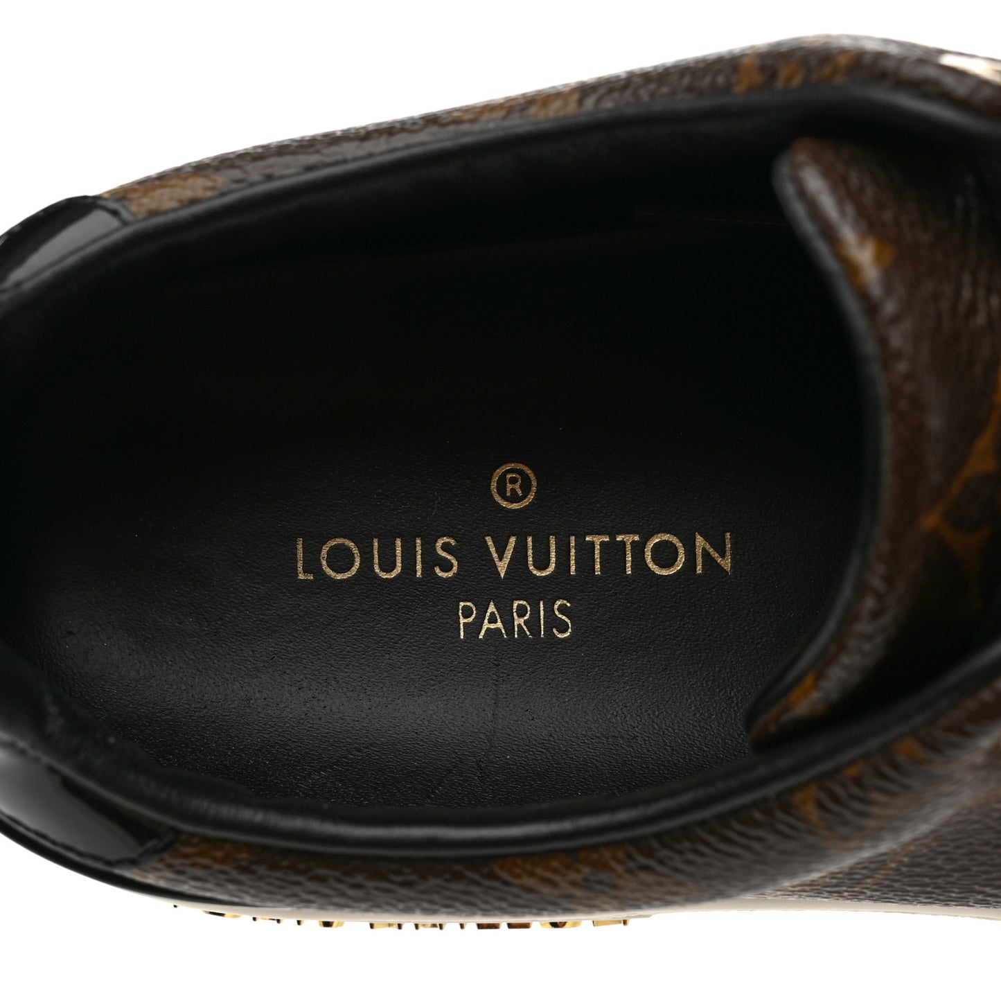 Patent Monogram Frontrow Sneakers 35