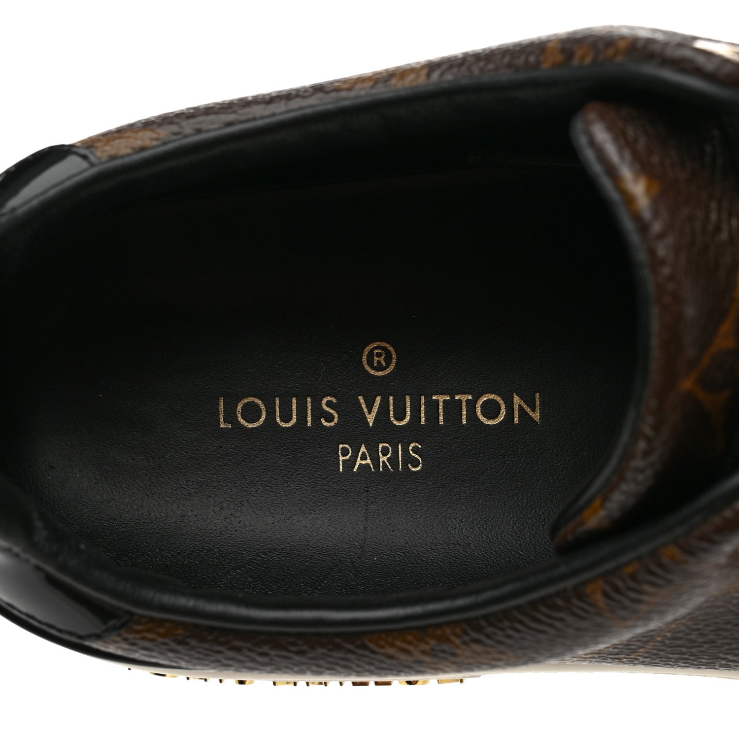 Louis Vuitton Patent Monogram Frontrow Sneakers 35 9 of 10