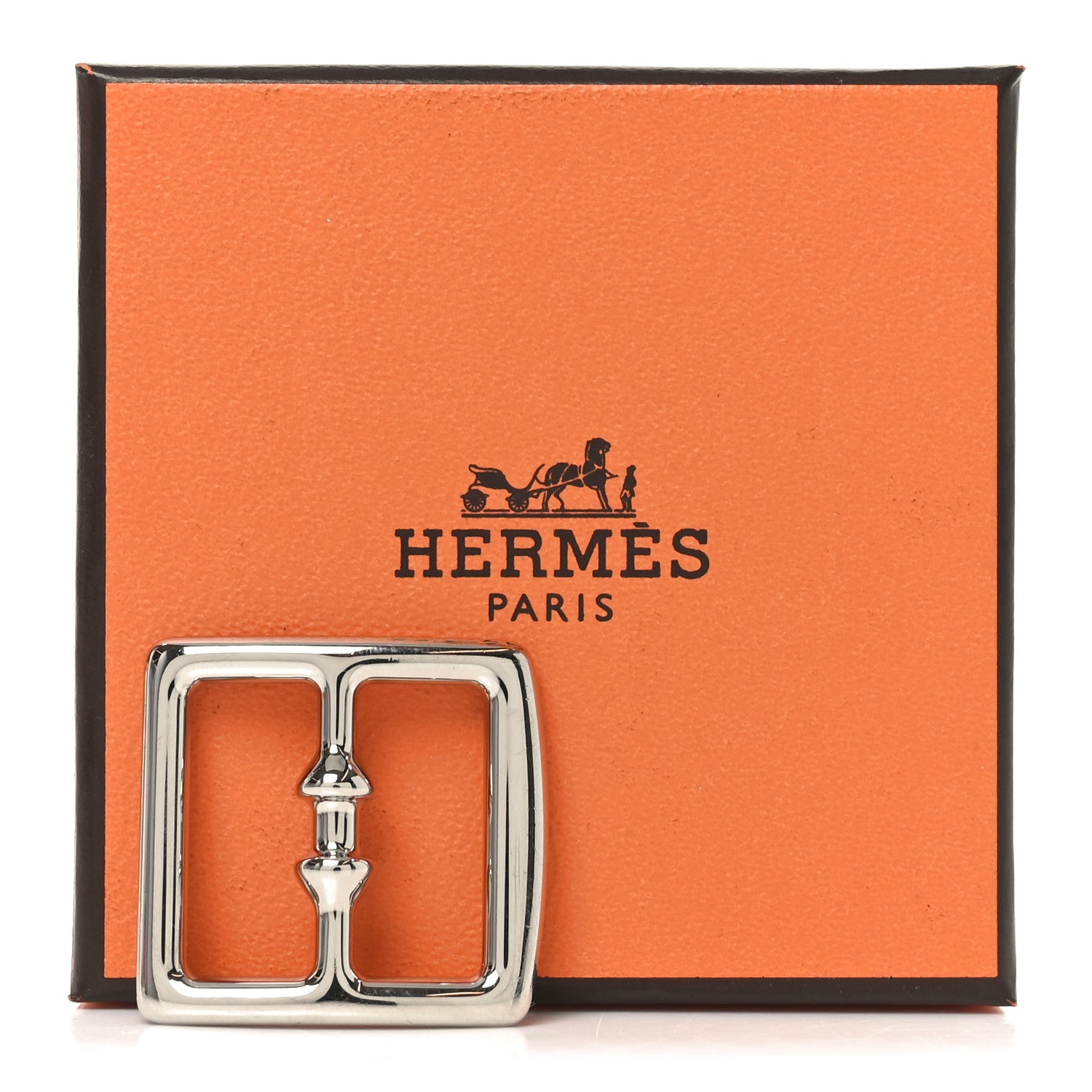 Hermes Palladium Boucle Etriviere Scarf Ring 4 of 4