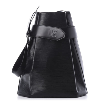 Louis Vuitton Epi Sac D'Epaule GM Black 1 of 9