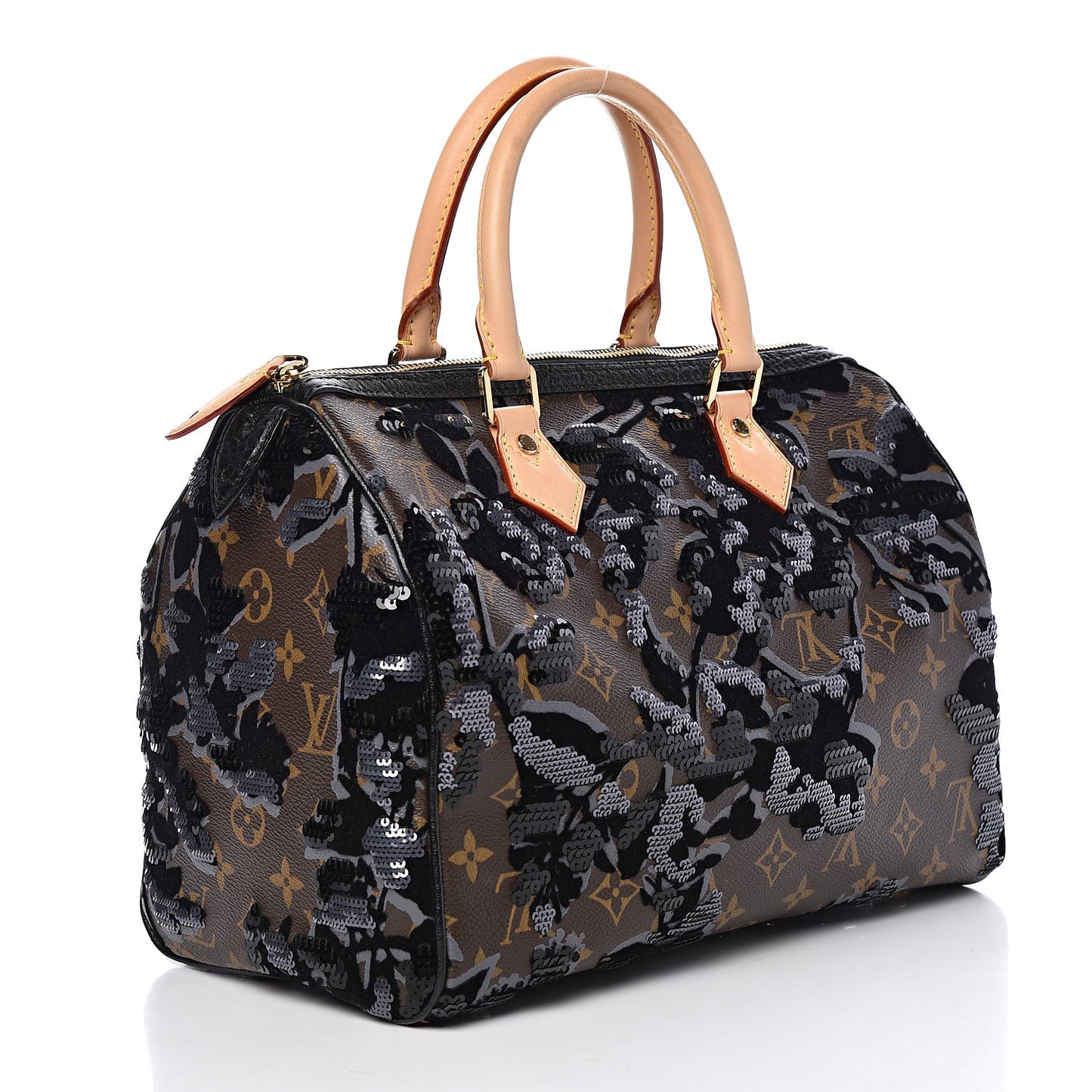 Monogram Fleur De Jais Sequins Speedy 30