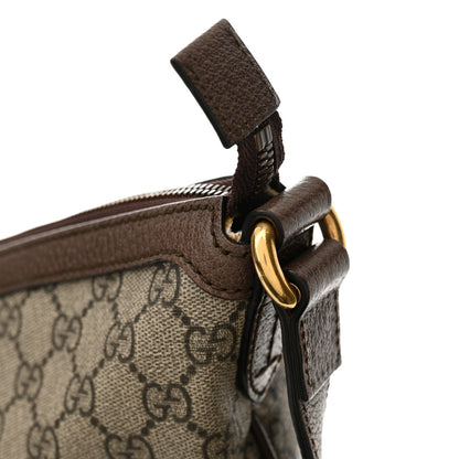 Gucci GG Supreme Monogram Web Ophidia Half Moon Hobo Brown 13 of 14