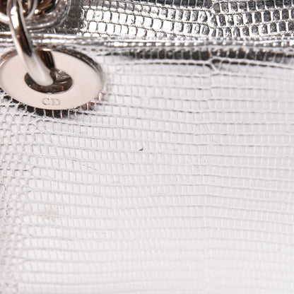 Christian Dior Metallic Lizard Mini Lady Dior Silver 13 of 13