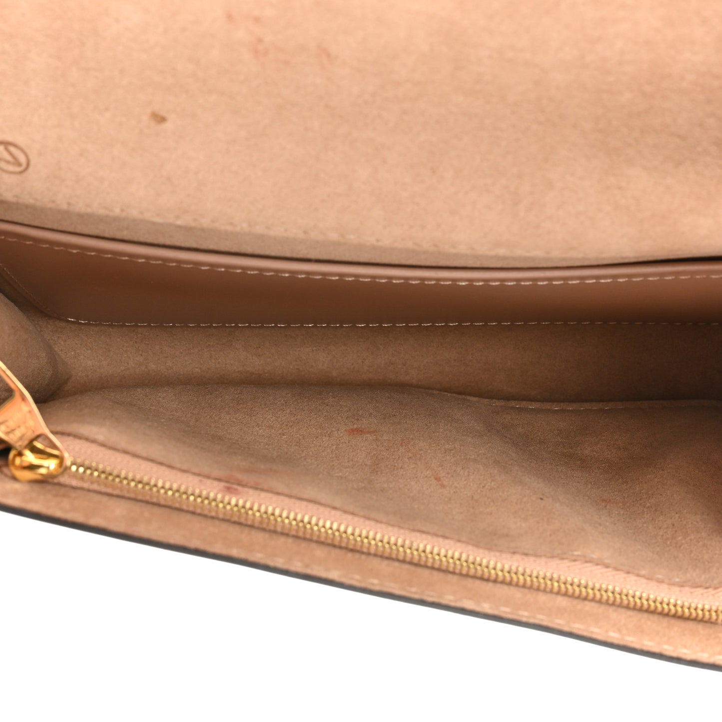 Calfskin Studded Louise Chain GM Nude