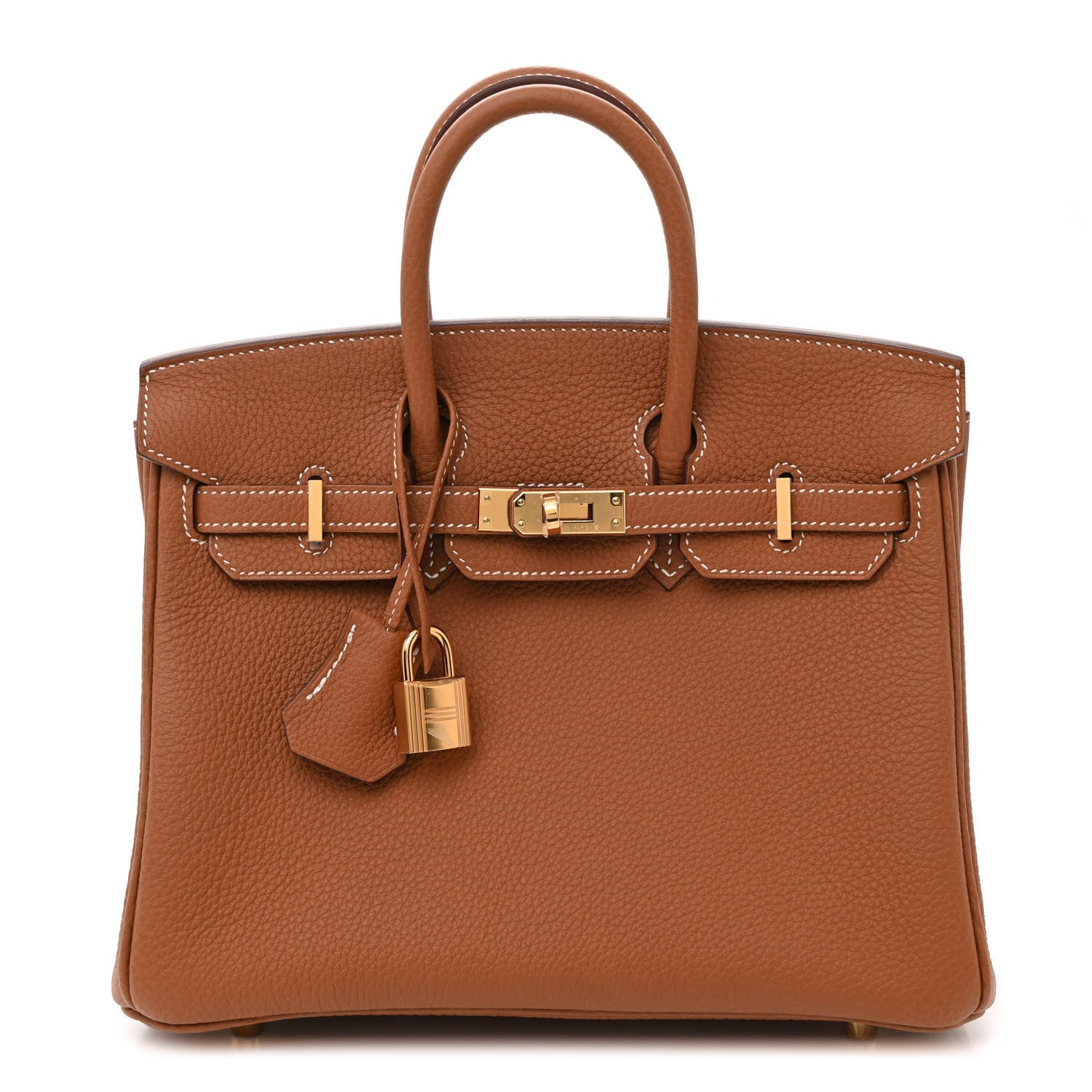 Hermes Togo Birkin 25 Gold 1 of 10