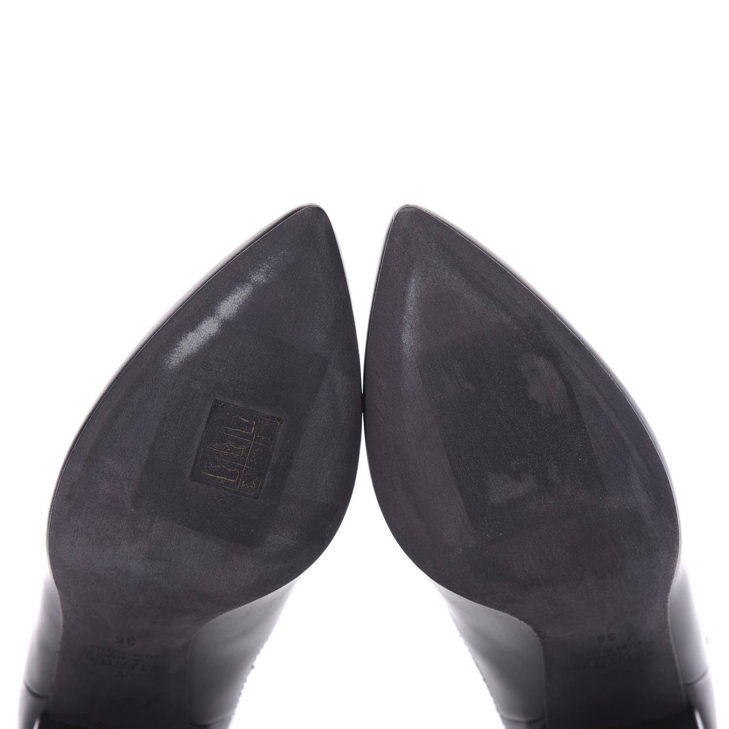 Valentino Garavani Calfskin Rockstud Chelsea 85mm Ankle Boots 36 Black 9 of 10