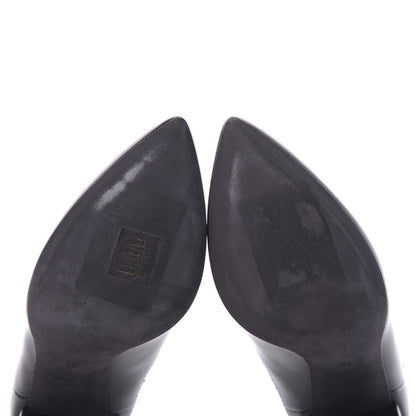Valentino Garavani Calfskin Rockstud Chelsea 85mm Ankle Boots 36 Black 9 of 10