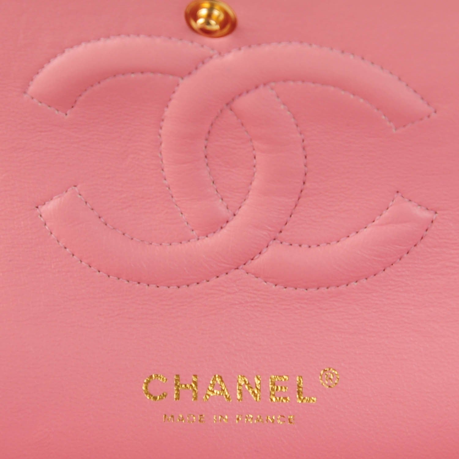 Chanel Caviar Quilted Medium Double Flap Pink 6 of 8