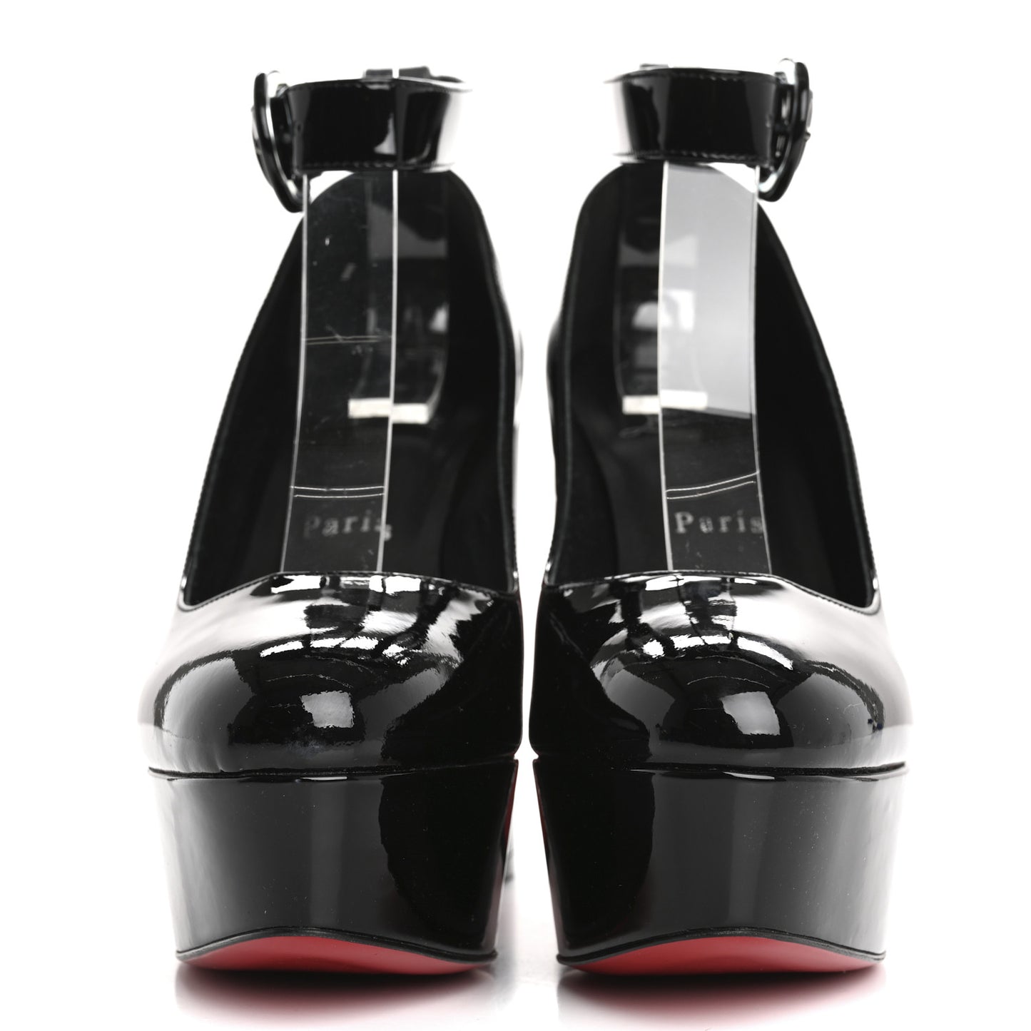 Patent Movida Strap Jane 130 Platform Pumps 36 Black