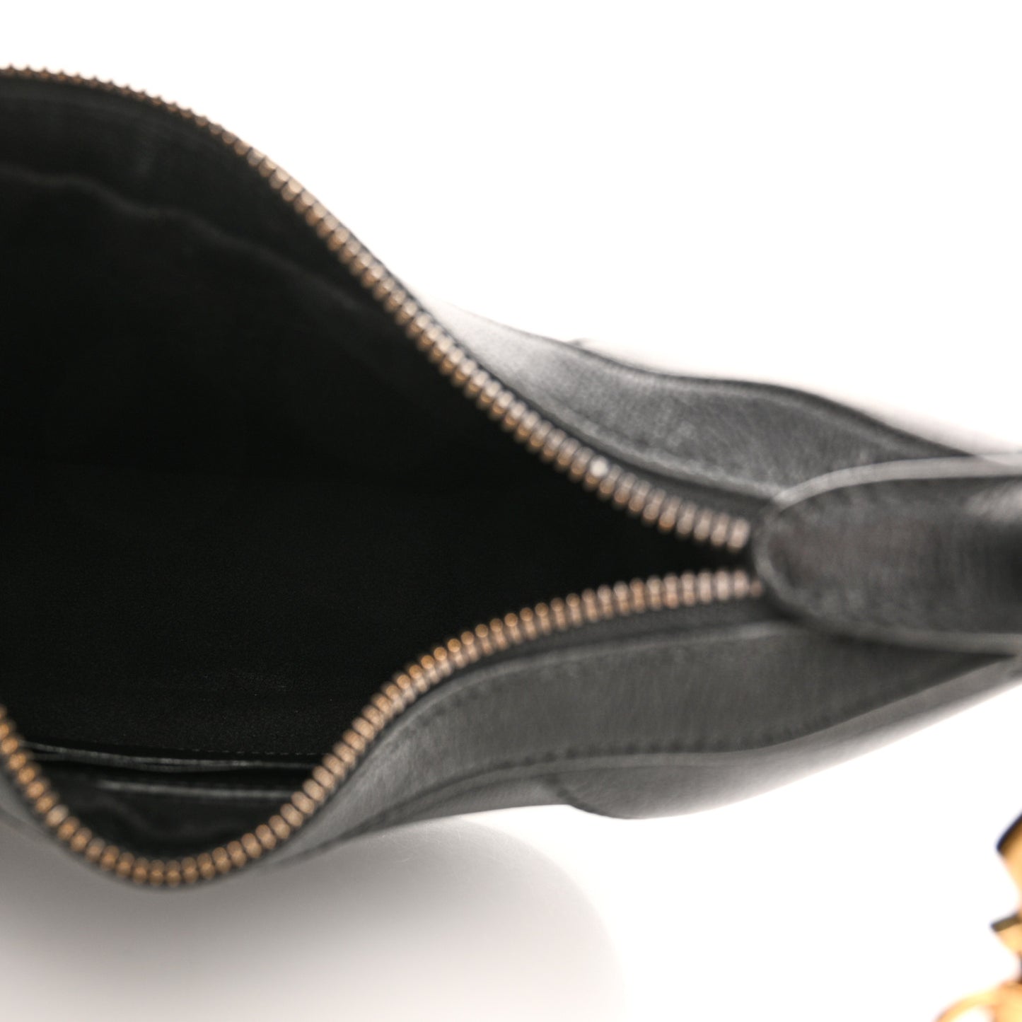 Goatskin Small Aphrodite Shoulder Bag Black