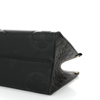 Louis Vuitton Empreinte Monogram Giant Onthego MM Black 9 of 9