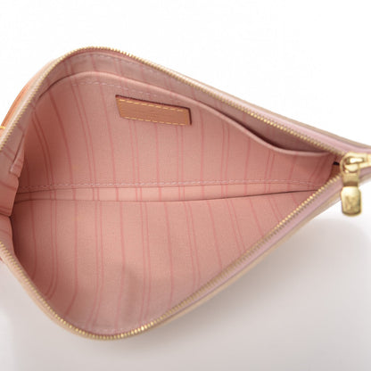 Louis Vuitton Damier Azur Neverfull MM GM Pochette Rose Ballerine 5 of 9