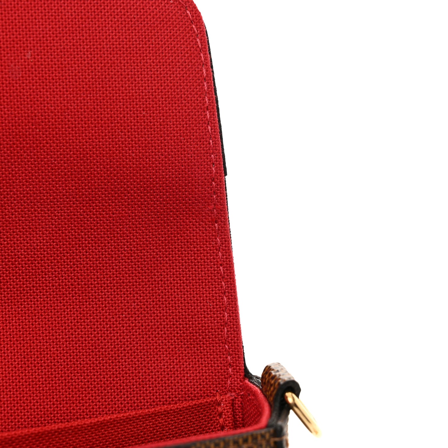 Damier Ebene Pochette Felicie Chain Wallet