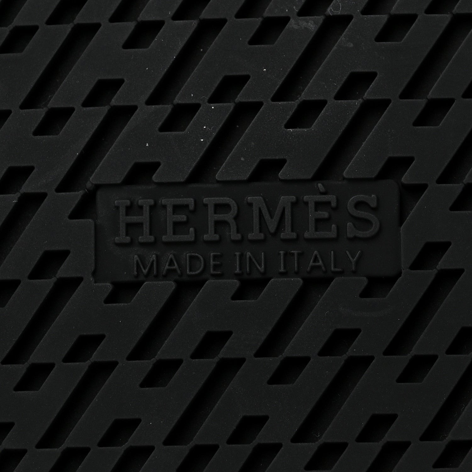 Hermes Calfskin Mens Chypre Sandals 42 Black 6 of 8