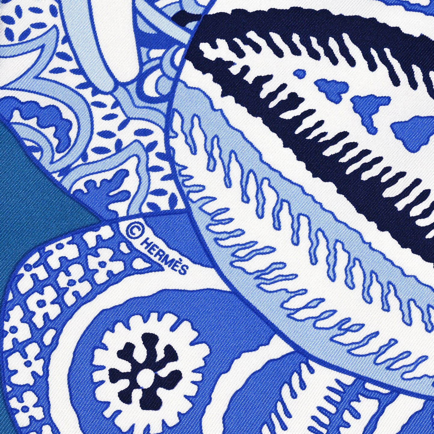 Silk Fleurs D'Indiennes Scarf 90