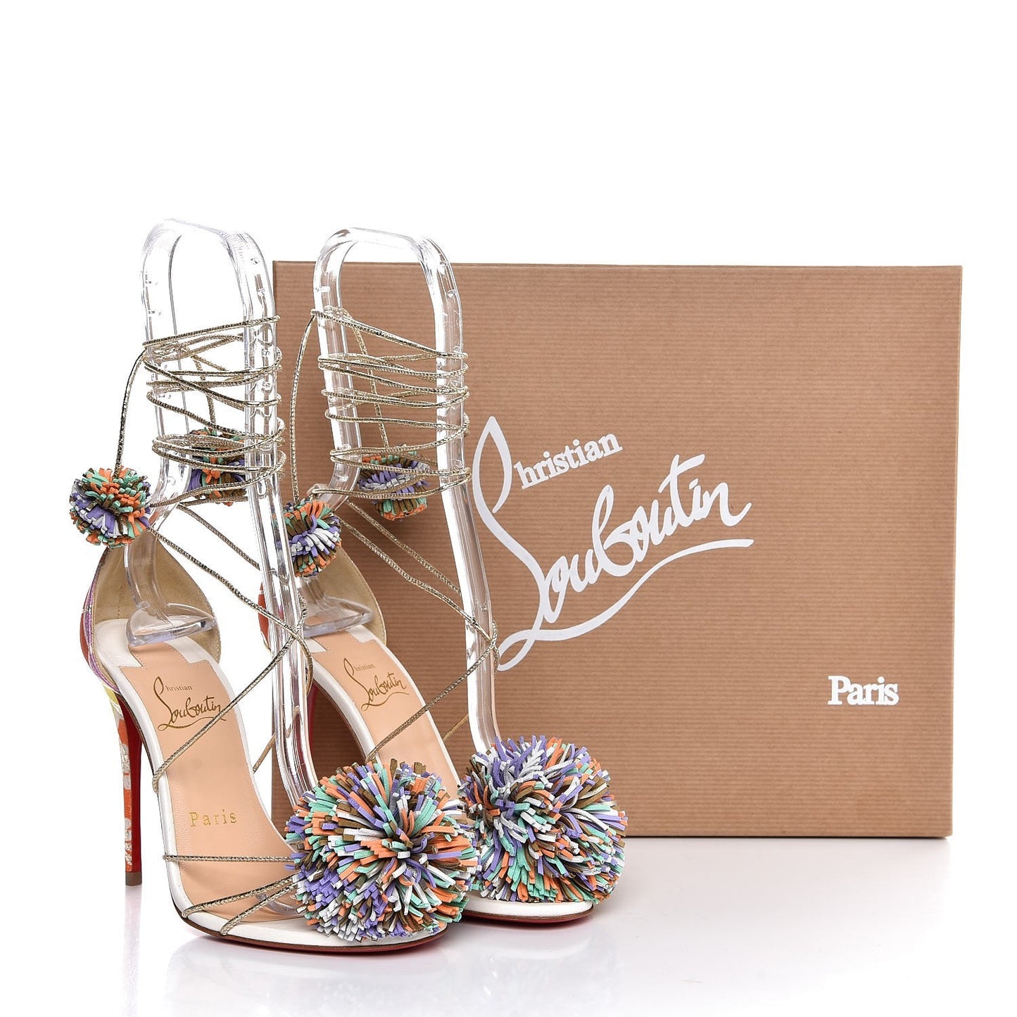 Nappa Suede Starouchi 100 Sandal 35 Multicolor