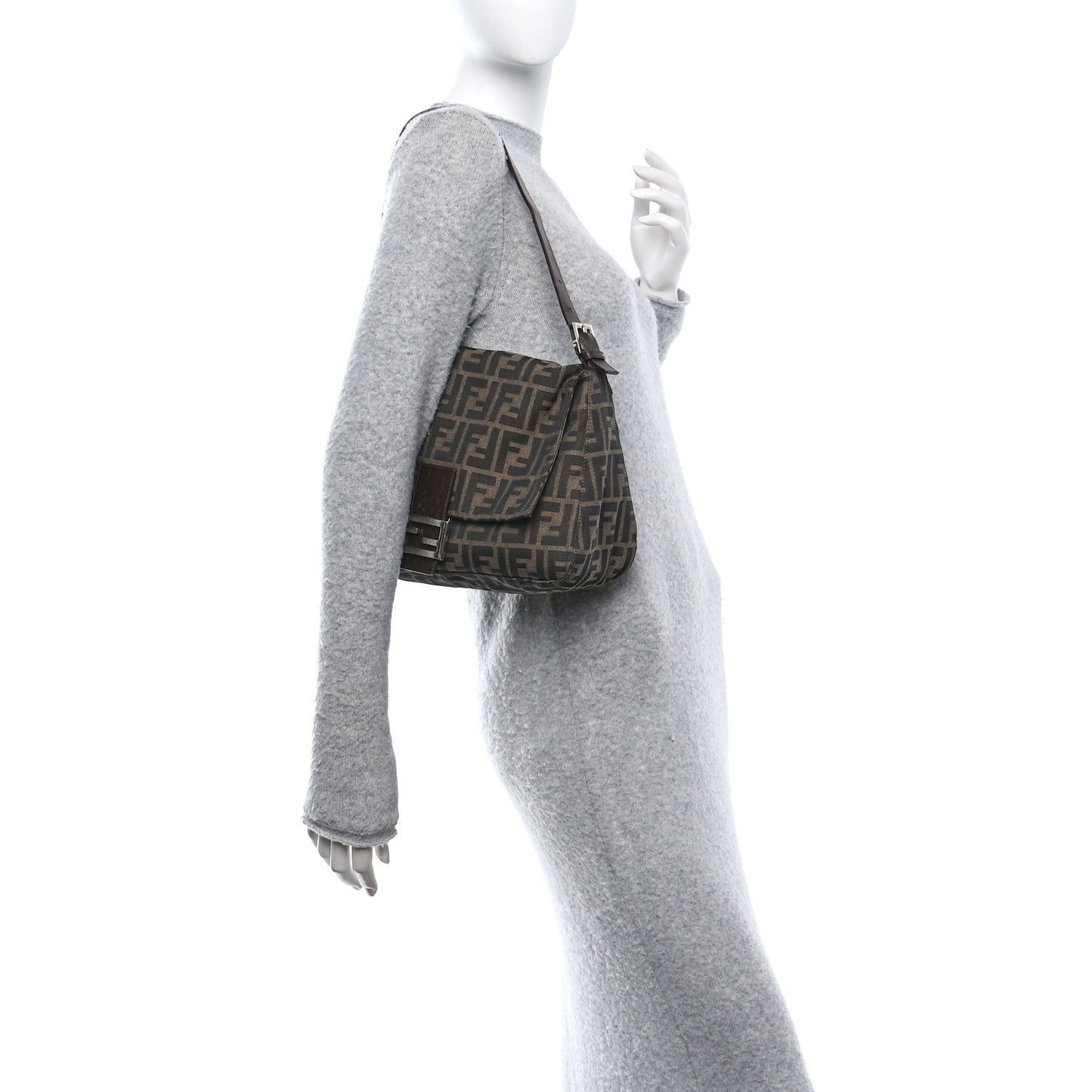 Fendi Zucca Mama Baguette Tobacco 2 of 12