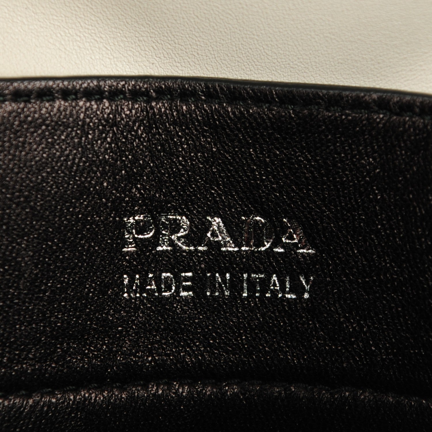 Prada City Calf Large Double Bag Talco 6 of 17