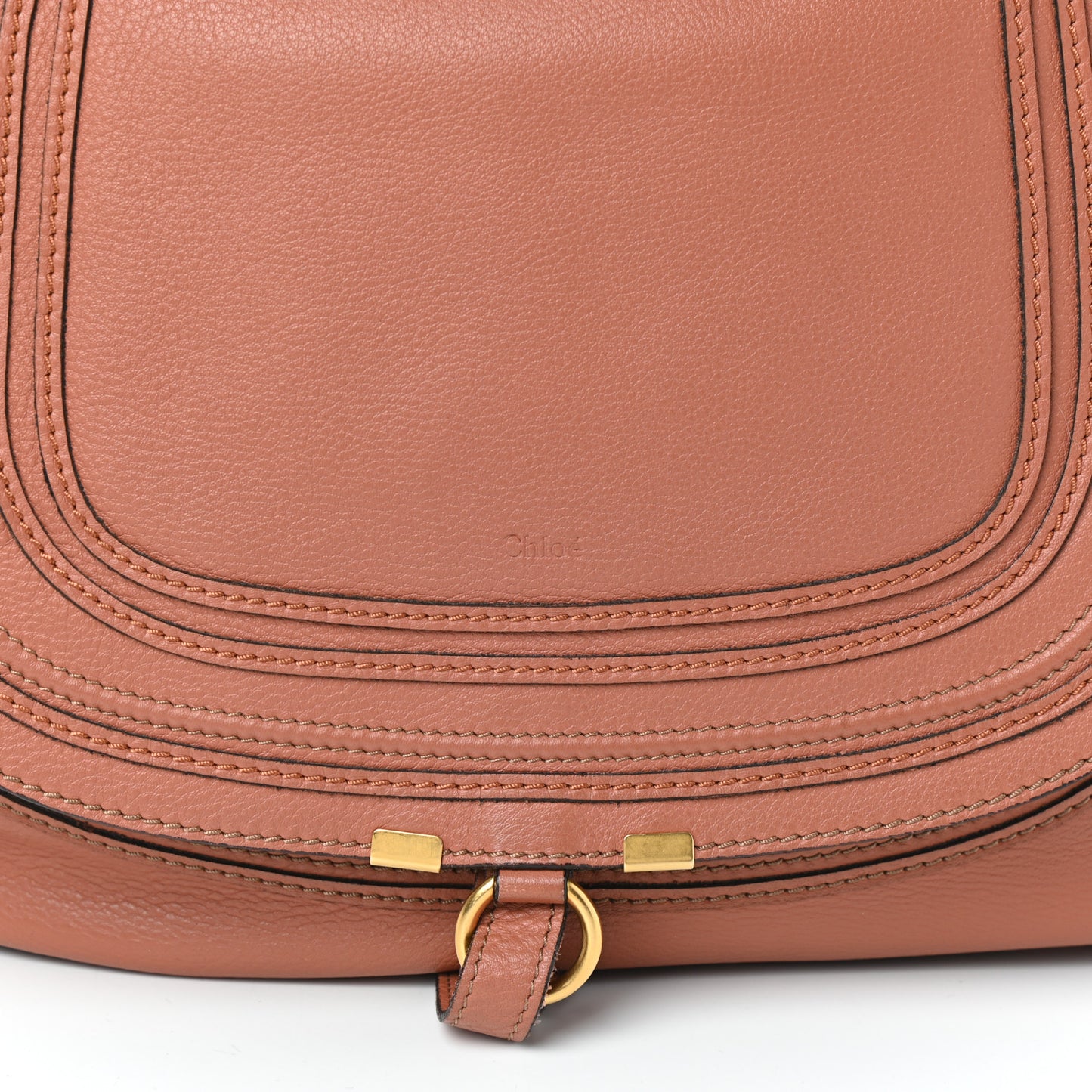 Calfskin Large Marcie Hobo Coral