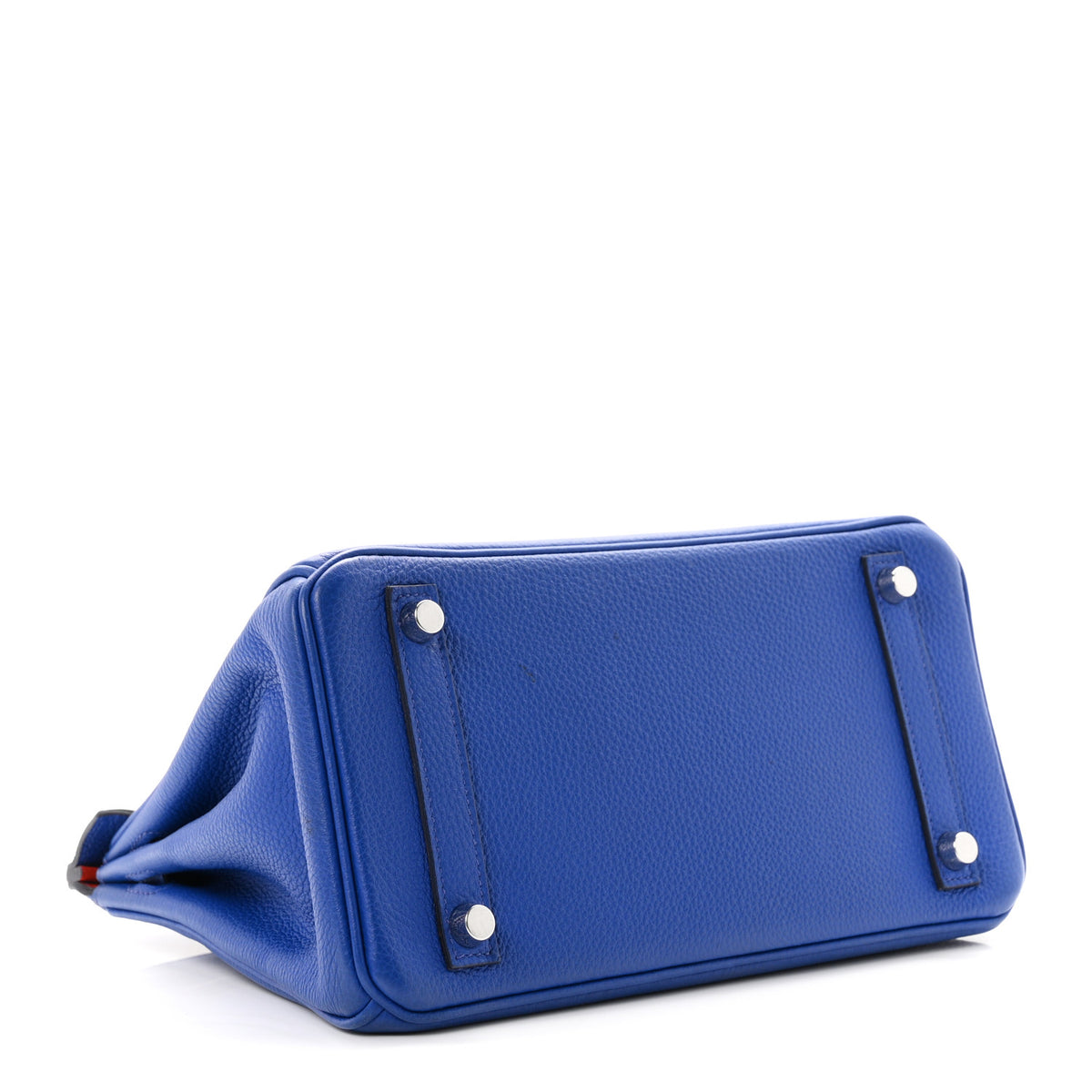 Hermes Togo Verso Birkin 25 Bleu Royal Capucine 4 of 11