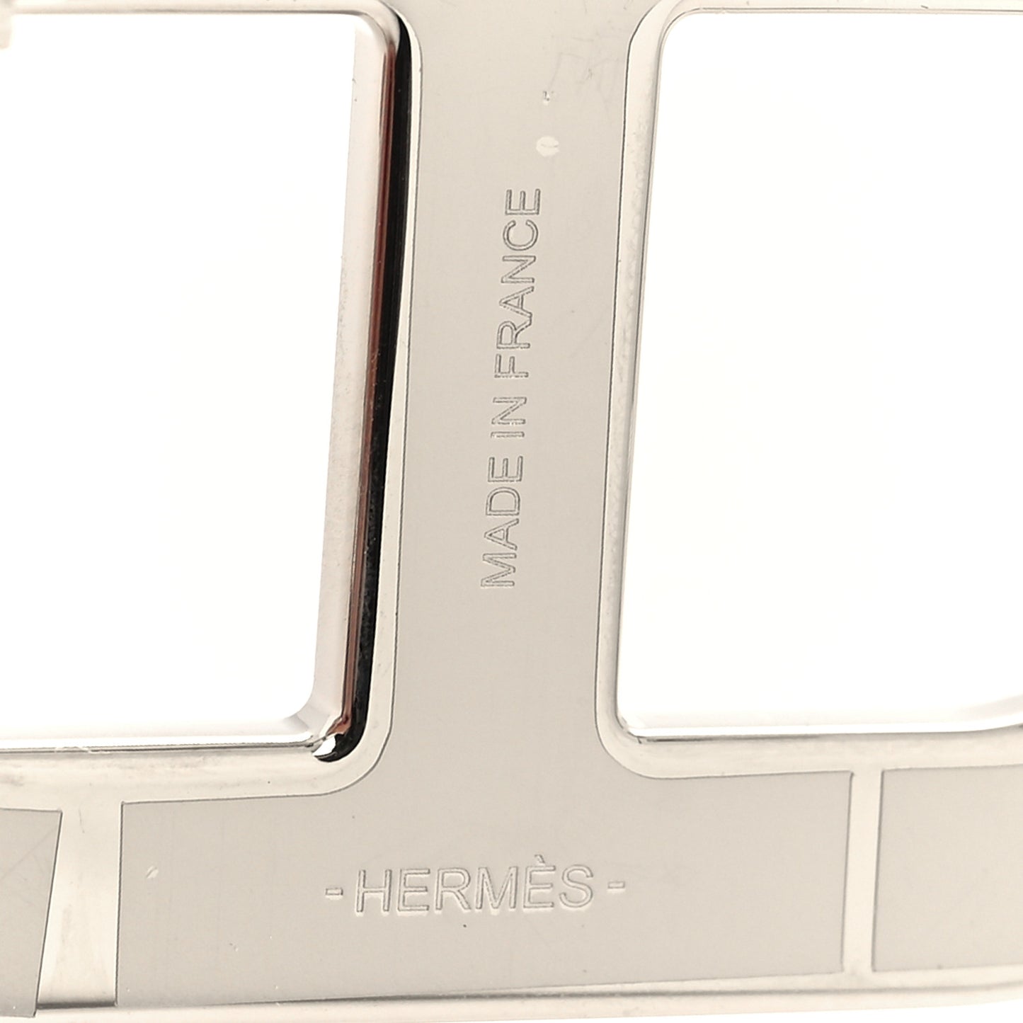 Palladium Plated Metal Epsom Chaine d'Ancre Badge Gris Etain
