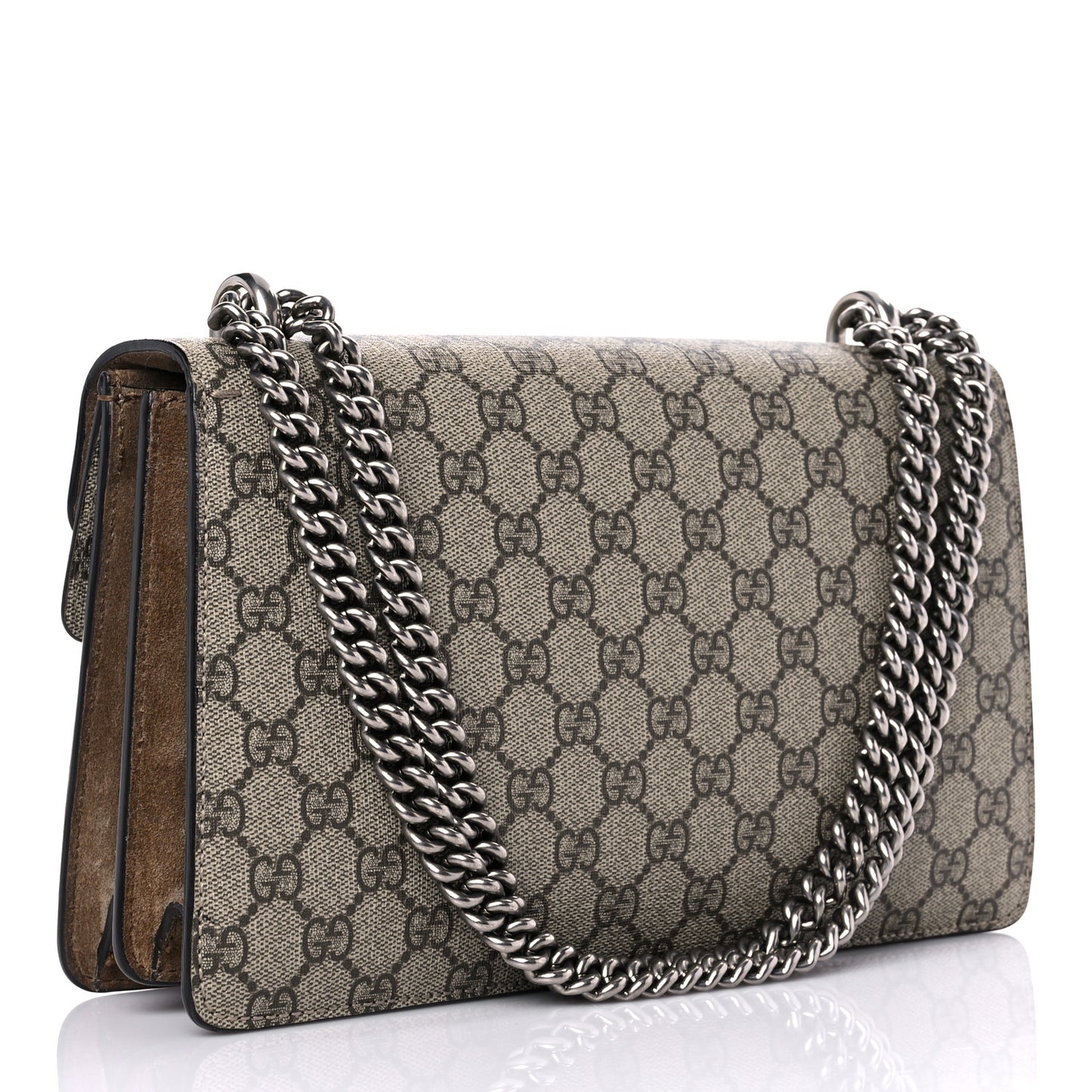 GG Supreme Monogram Small Dionysus Shoulder Bag Taupe