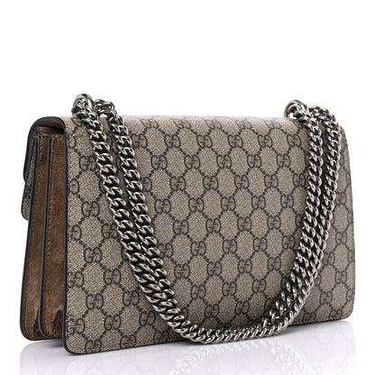 Gucci GG Supreme Monogram Small Dionysus Shoulder Bag Taupe 3 of 16