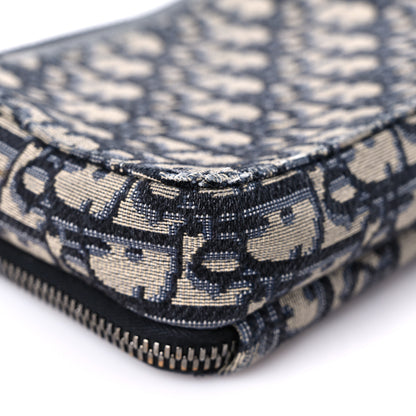 Christian Dior Oblique Pouch Navy Blue 10 of 17