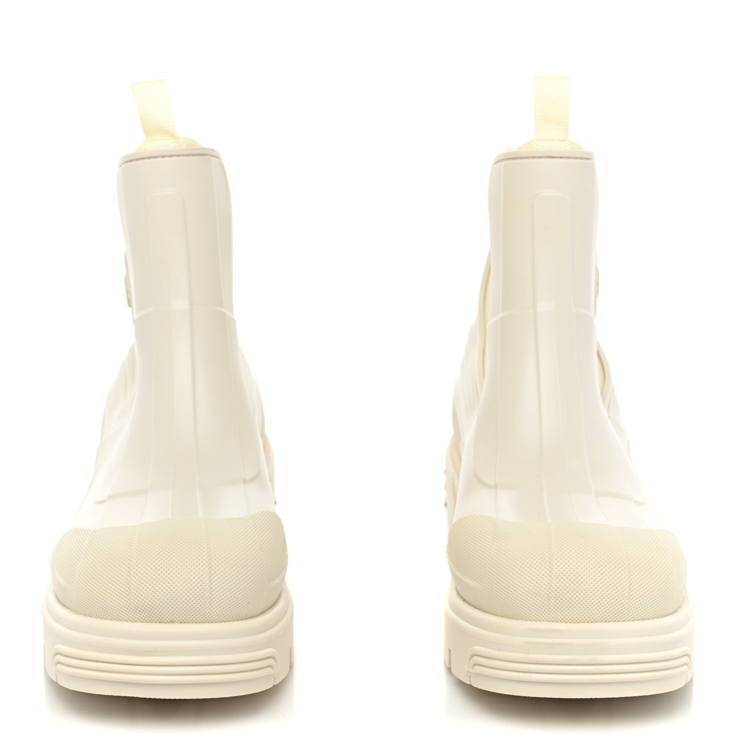 Neoprene Rubber Dior Genesis 30mm Ankle Boots 38 Off White