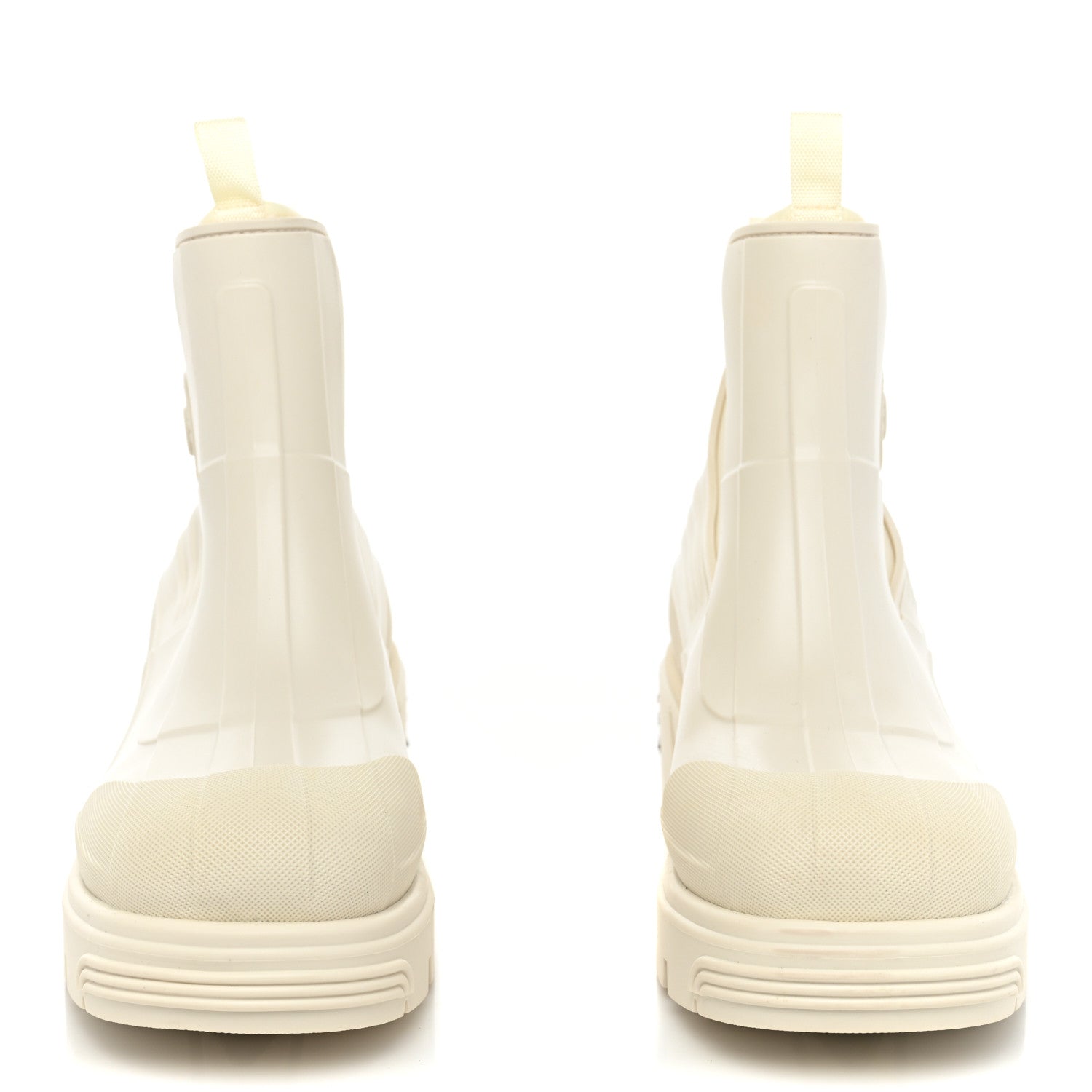Christian Dior Neoprene Rubber Dior Genesis 30mm Ankle Boots 38 Off White 2 of 13