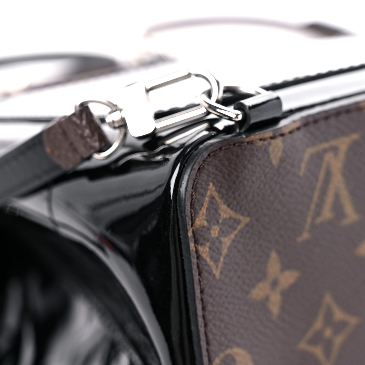 Patent Monogram Hot Springs Backpack Black