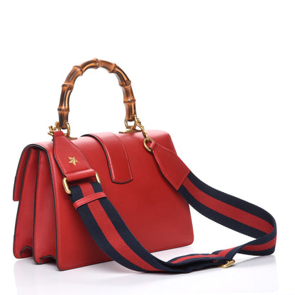 Gucci Calfskin Bamboo Web Medium Dionysus Top Handle Bag Red White Blue 4 of 8