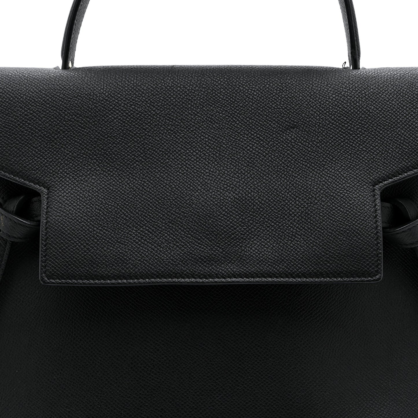 Grained Calfskin Mini Belt Bag Black