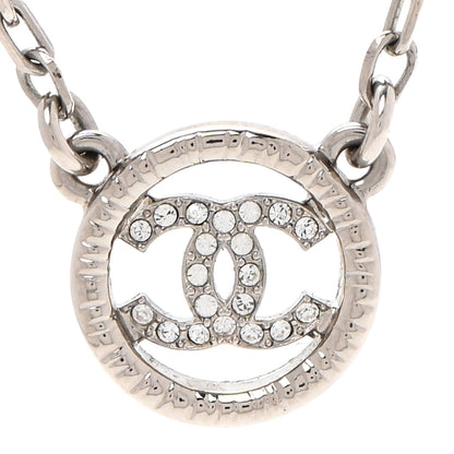 Chanel Crystal CC Chain Short Necklace Gold 4 of 6