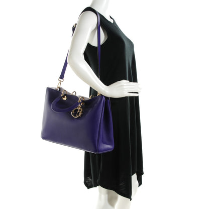 Christian Dior Bullcalf Large Diorissimo Violet 2 of 9