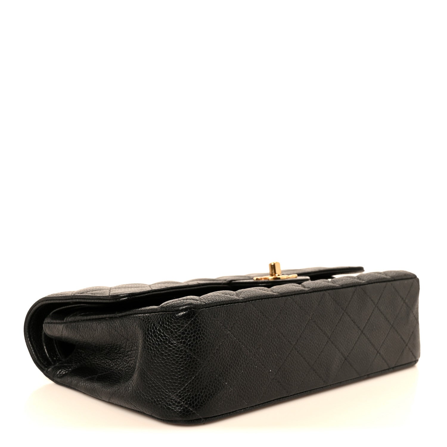Chanel Caviar Quilted Medium Double Flap Black 4 of 12