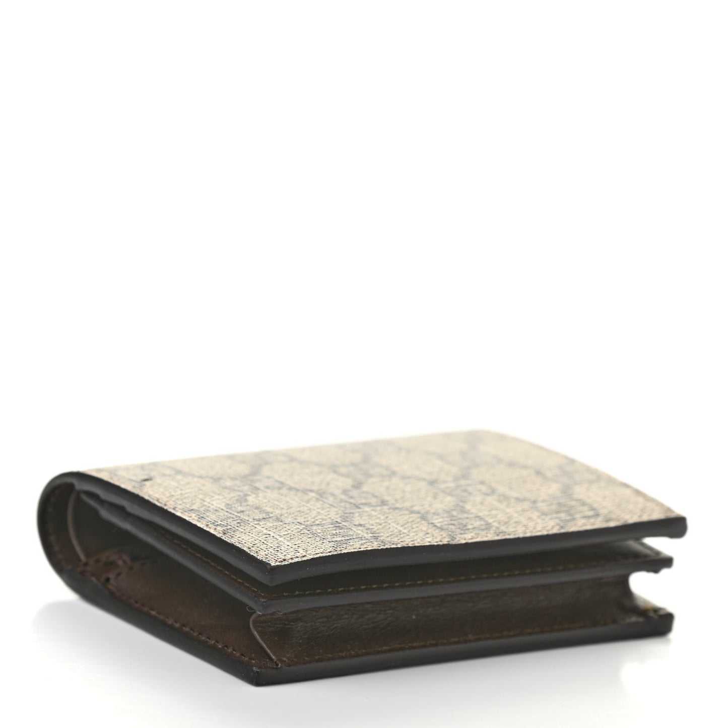 GG Supreme Monogram Card Case Beige