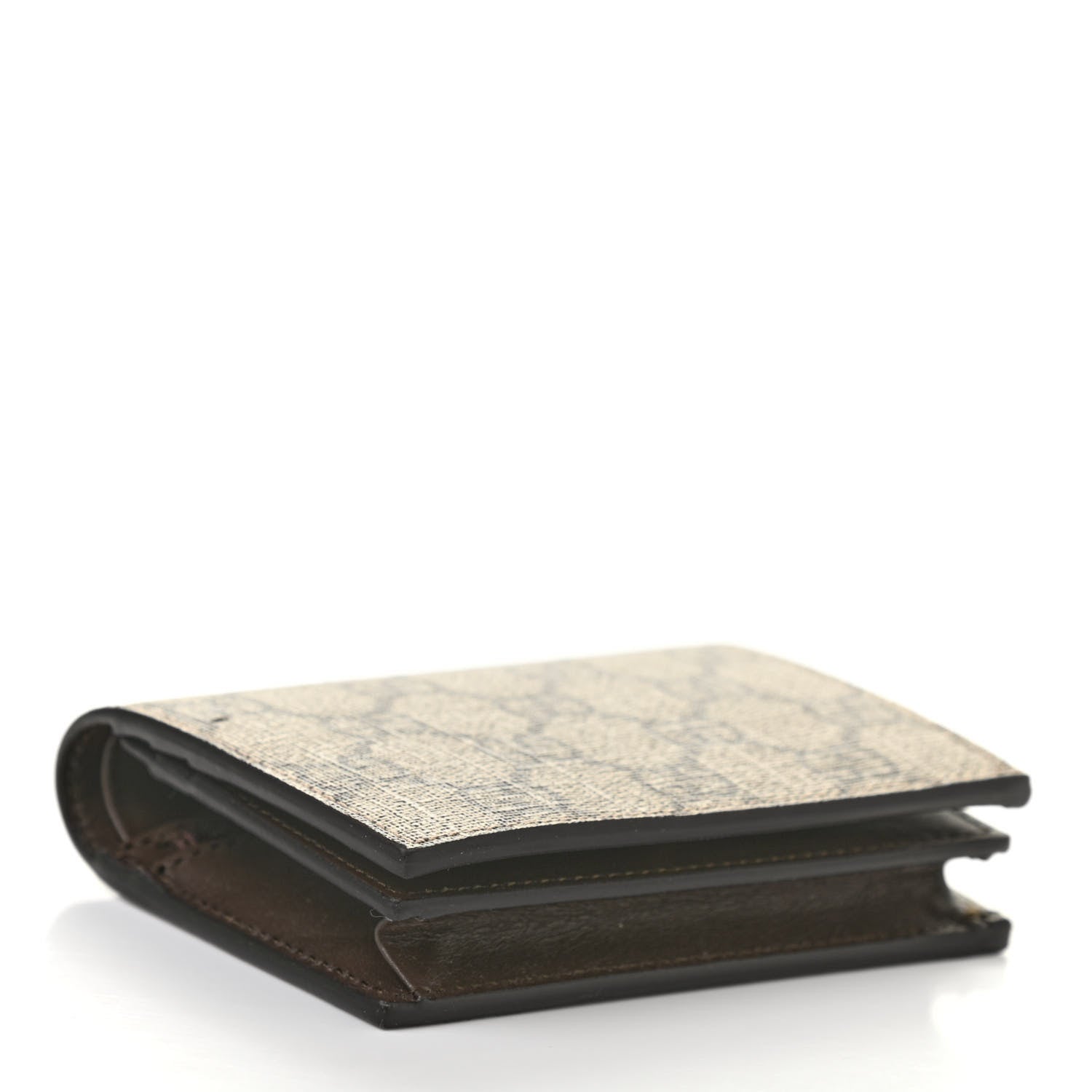 Gucci GG Supreme Monogram Card Case Beige 4 of 7
