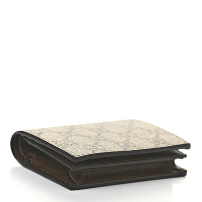 Gucci GG Supreme Monogram Card Case Beige 4 of 7