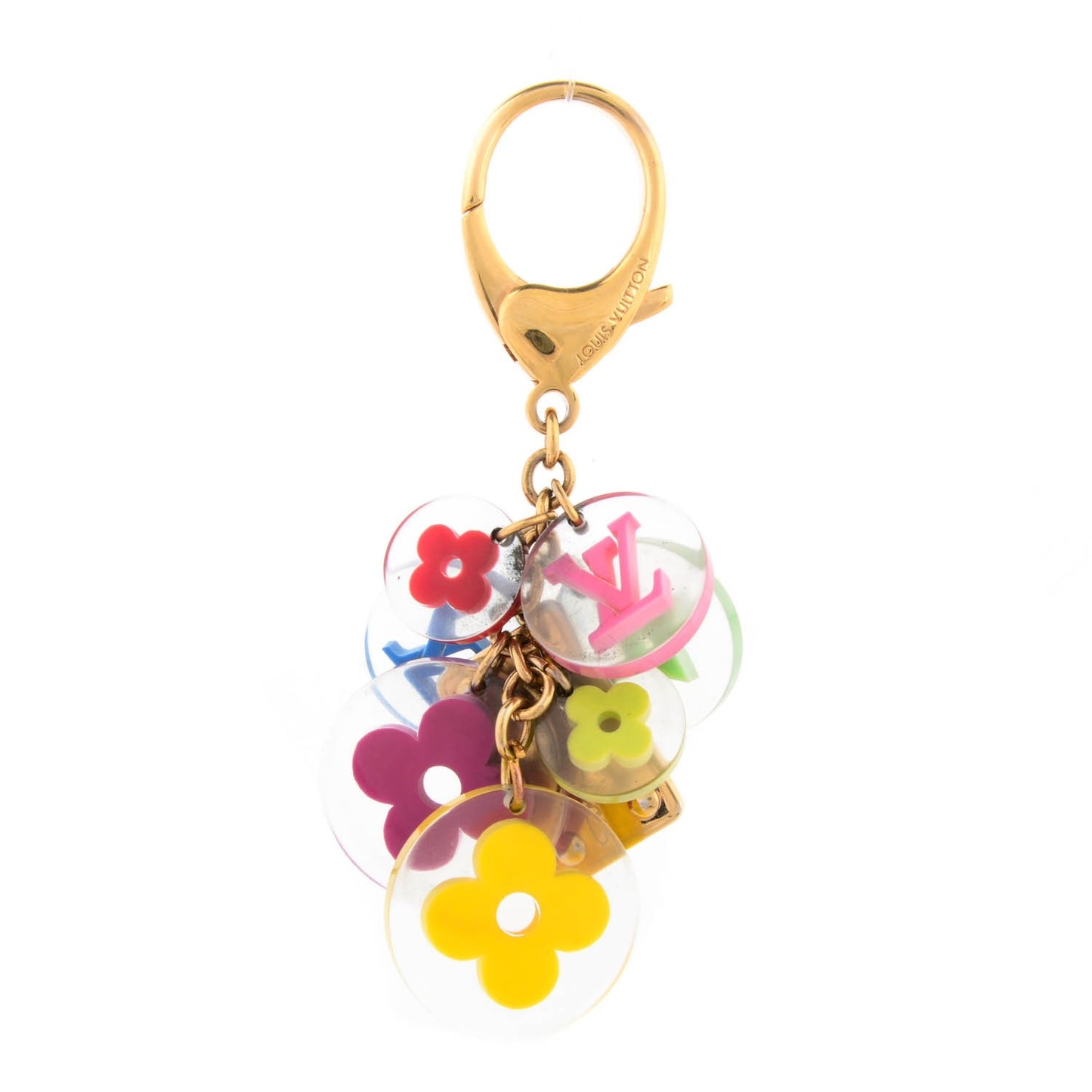 Resin Candy Fleurs Bag Charm Multicolor