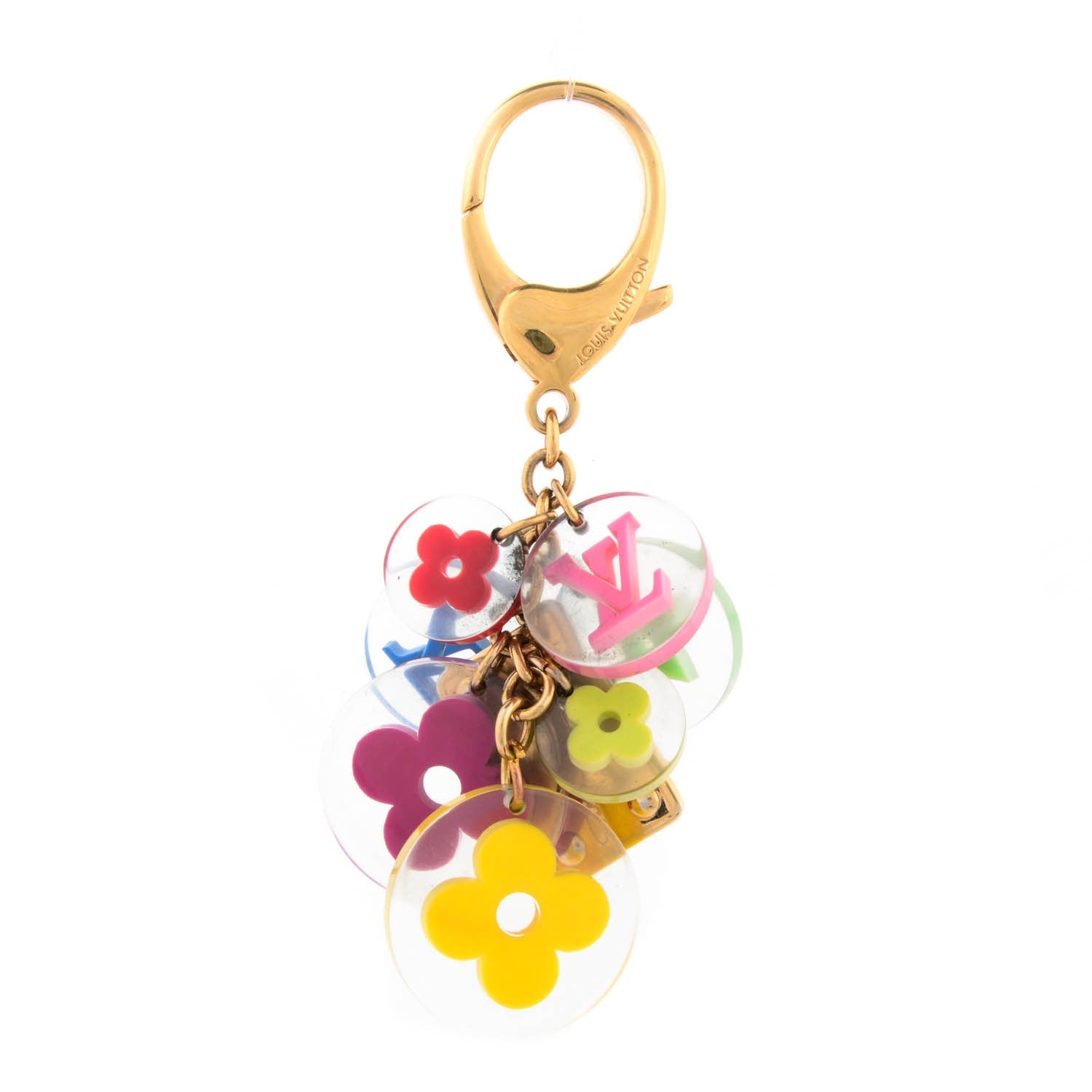 Louis Vuitton Resin Candy Fleurs Bag Charm Multicolor 1 of 3
