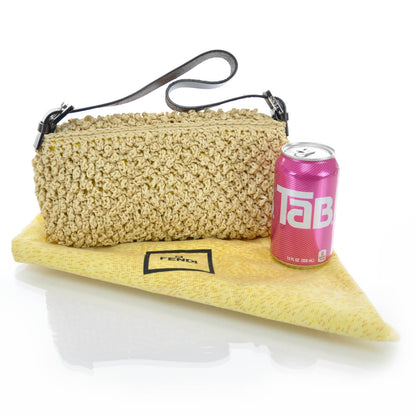 Fendi Woven Straw Baguette 2 of 15